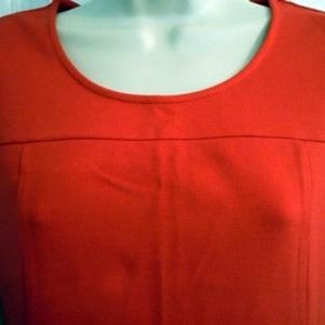 Red J.Jill XL Work Dress